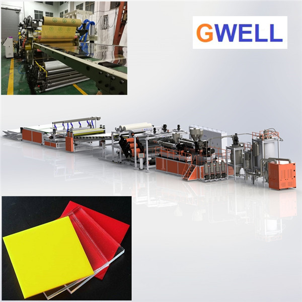 Buy cheap PC Plastic Sheet Making Machine PC Optical Sheet Production line Quality After from wholesalers