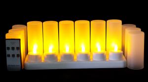 China remote control LED Candle Light/Rechargeable Candle/LED Tealight Candle/Flameless LED Candle wholesale