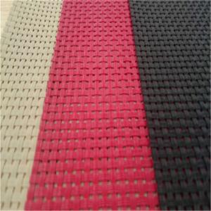 China Width 1.4 Meter Textilene Fabric  / Colorful Water - Proof PVC Mesh Fabric wholesale
