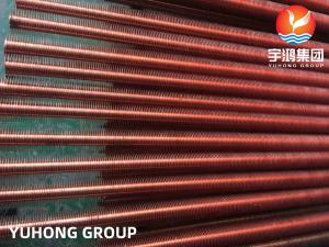 China ASTM B111 / ASME SB111 UNS C71500 Copper Alloy Tube Aluminum High Finned Tube wholesale