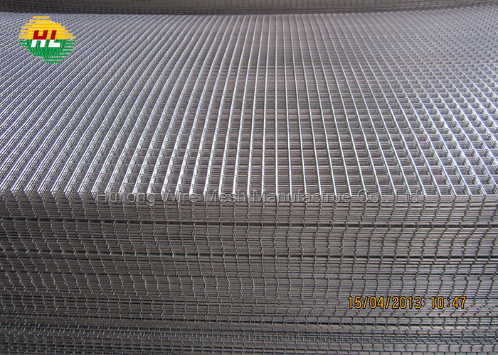 China Square 50mm Galvanised Weld Mesh Fence Panels , 12 Gauge Welded Wire Fence Panels wholesale