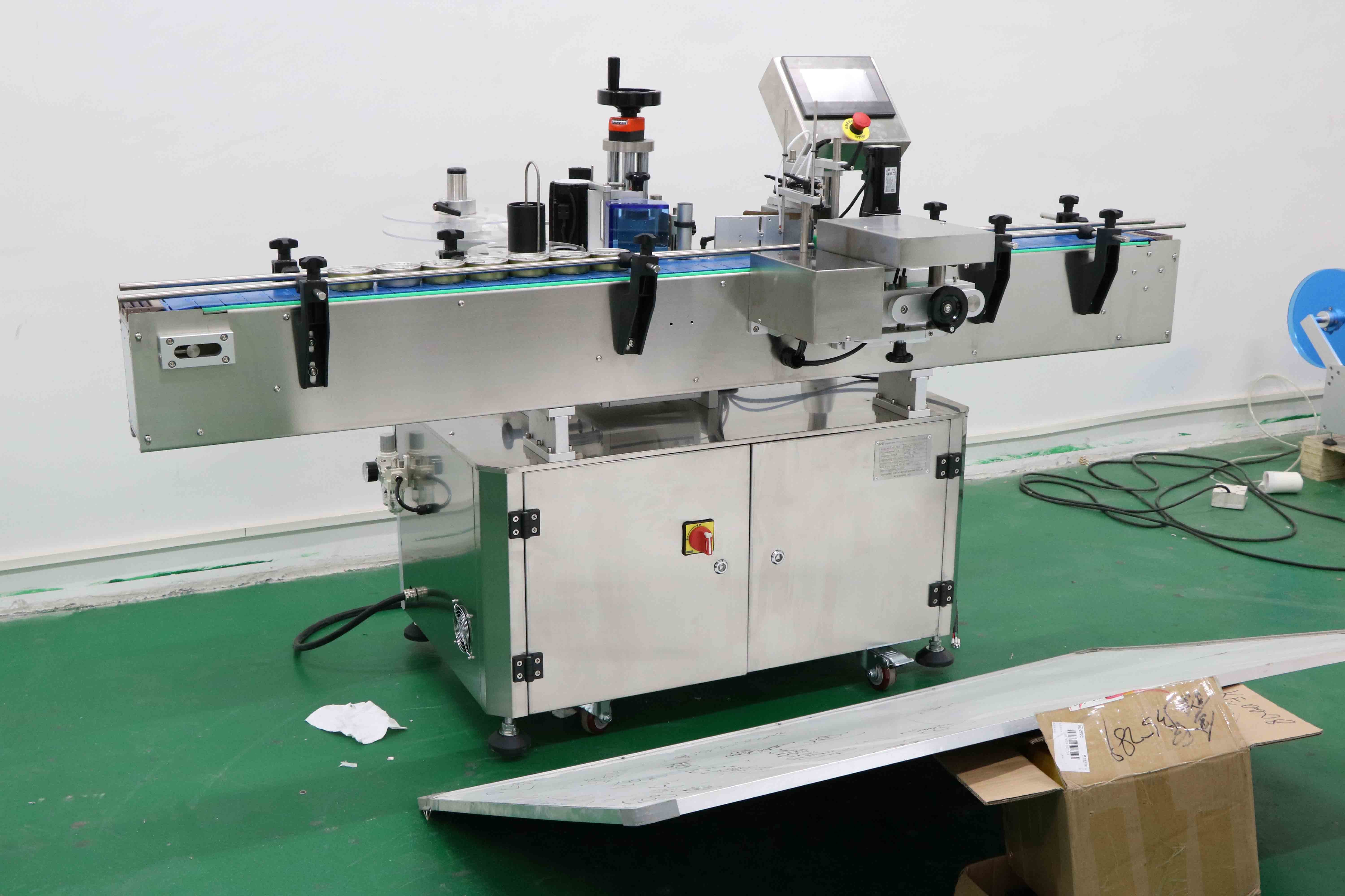 China 60P/Min 750W Automatic Labeling Machine For Round Bottles wholesale