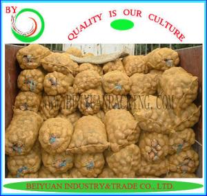 China raschel mesh bag on rolls for Potato wholesale