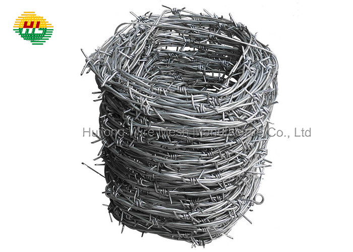 China Hot Dipped Galvanized Barbed Wire 12 14 16 Gauge Weather Resistant wholesale