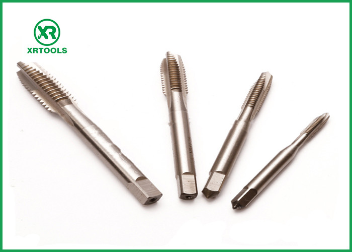 China DIN 371  right Hand Metric Spiral Point Taps , High Speed Steel Taps Square / Round Shape wholesale