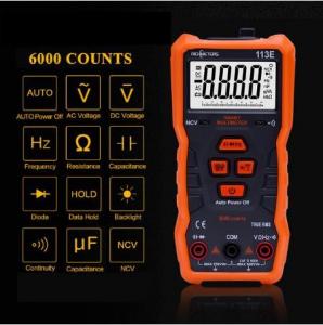 China Cxfhgy Digital Multimeter 6000 Counts NCV Voltage Temperature Instrument with Magnetic Suction & Flash Light RICHMETERS wholesale