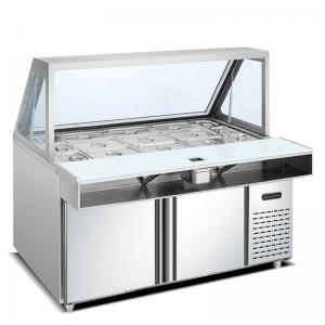 China CE R134A Refrigerant 400W Commercial Fridge Freezer wholesale