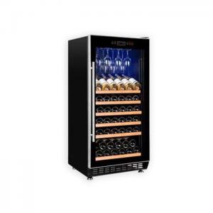 China Blue Lighting 188L One Zone Commercial Wine Display Cooler wholesale