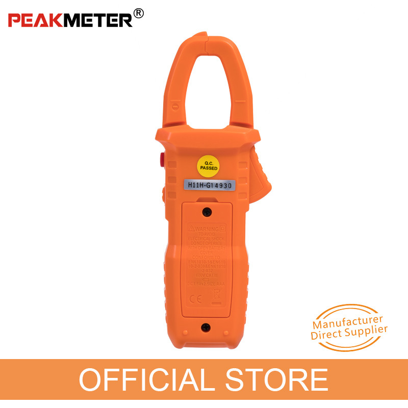 China Portable AC DC Current Clamp Meter , Earth Leakage Clamp Meter With NCV Detection wholesale