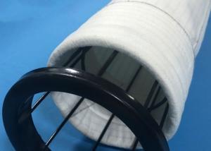China Dust Collector Polyester Felt Filter Bag Round Bottom Type With PTFE Membrane wholesale