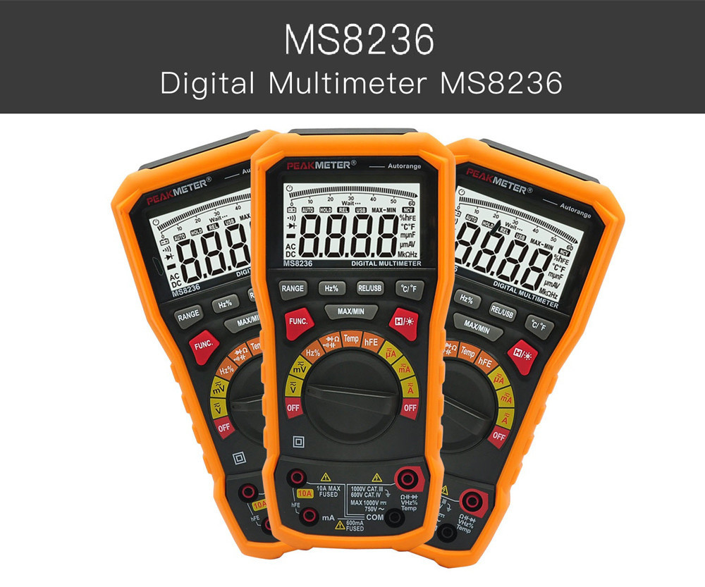 China Professional Automatic Digital Multimeter With T - RMS And Bargraph Display wholesale