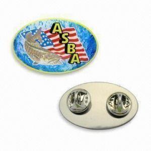 China Metal Emblem Medal/Metal Lapel Pins, Available in OEM Designs wholesale