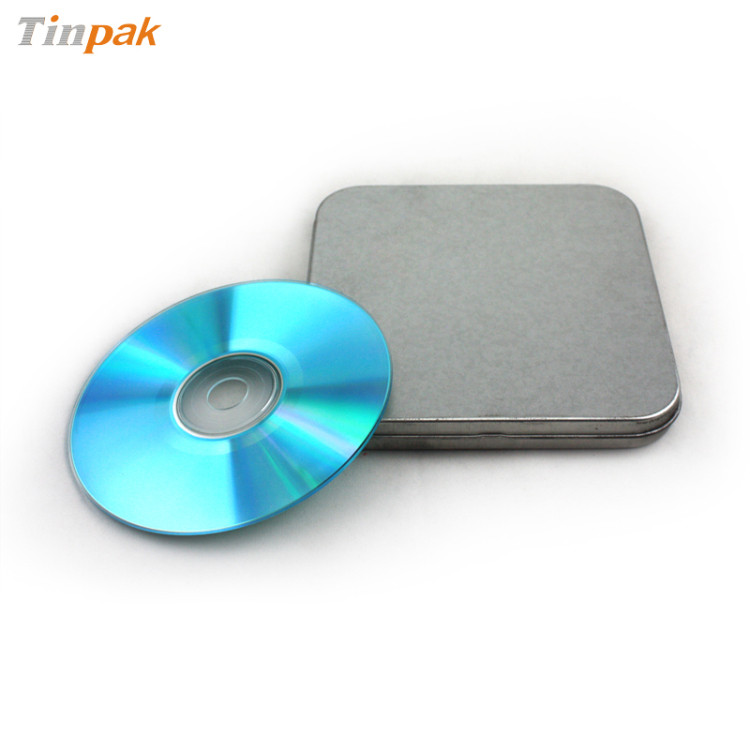 China Plain CD tin cases factory wholesale