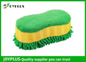 China Microfiber Chenille Sponge For Washing Car Special Shape 24X12.5X8CM wholesale