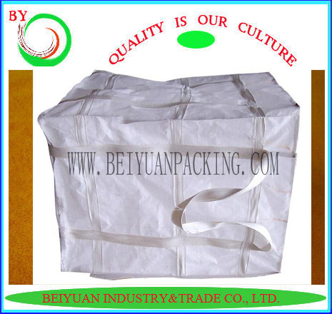 China Flat bottom plastic bags,food packaging,jumbo big bag 90cmx90cmx140cm wholesale