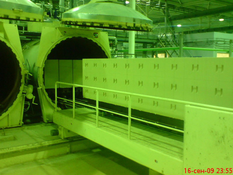 China Food Rubber Sand Concrete Autoclave Industrial / AAC Block Equipment Φ2M wholesale