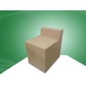 Strong Assemble Corrugated Cardboard Furniture Chair 100kgs Weight Loading for sale