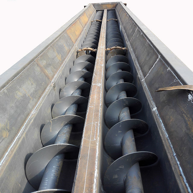 China Shaft U Type Spiral / Screw Conveyor For Drilling Mud Rig Parts wholesale