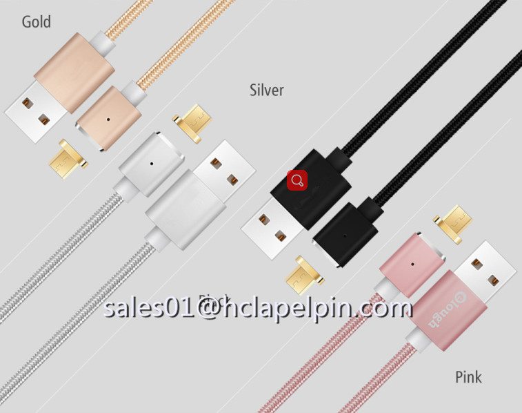 China 2017 Magnetic Usb Charging Cable Data Magnetic USB Cable for iPhone Cable wholesale