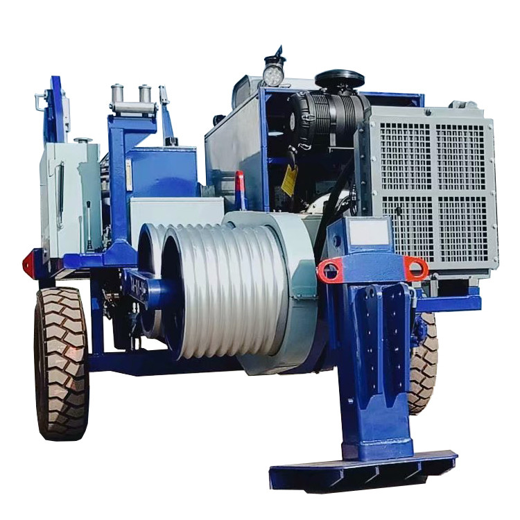 China 18ton hydraulic cable puller machine cable stringing equipment for transmission line construction wholesale