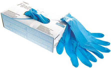 China Nitrile Disposable Gloves, Size: 8.5 - L Blue Powder-Free x 100 wholesale