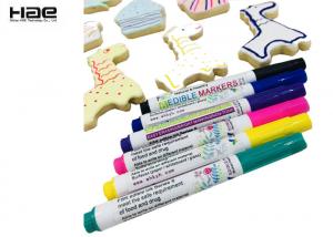 China FDA Food Coloring Edible Marker Pen , Gourmet Writer Food Decorating Pen wholesale