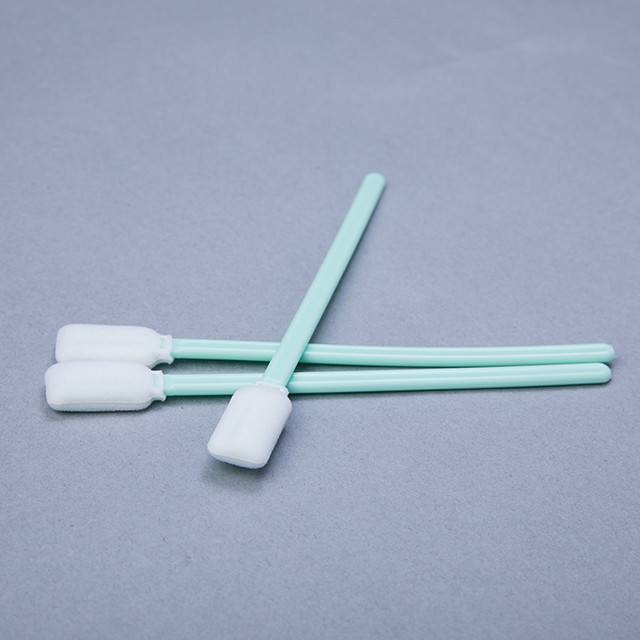 China Industrial Solvent Cleaning Swabs Thermally Bonded Foam Head Easy To Use wholesale