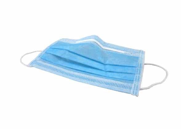 China High Efficiency Custom Medical Mask , 3 Layer Non Woven Blue Surgical Mask wholesale