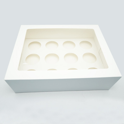 China Square Cake Box with Window Have Separate Base in Bottom wholesale