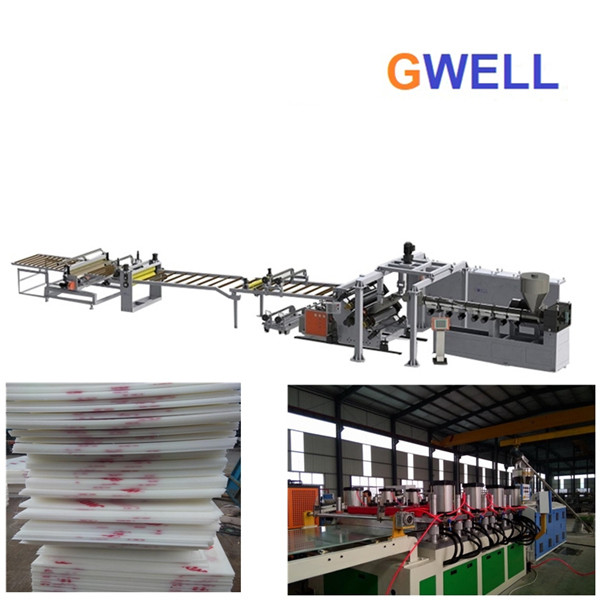 China PP Thick Sheet Production Line PP Thick Board Extruder Machine Single Screw Extruder wholesale