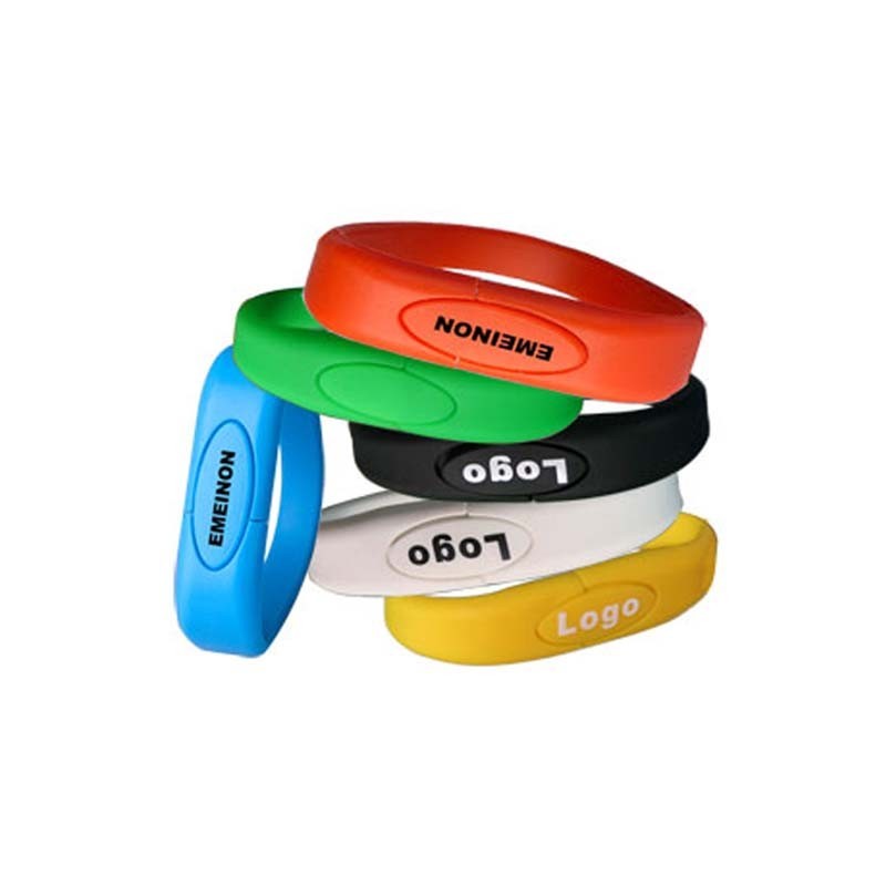 China 4GB Colorful Wristband USB Flash Drive, Silicone Wristband USB Flash Memory Stick wholesale