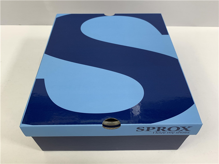 China Size Color Customized Mens Shoe Boxes With Lids Golden / Silver Hot - Stamping wholesale