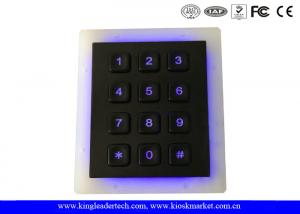 China Gas Station Backlight Keypad 12 Key In 3x4 Matrix With Multi - Language wholesale