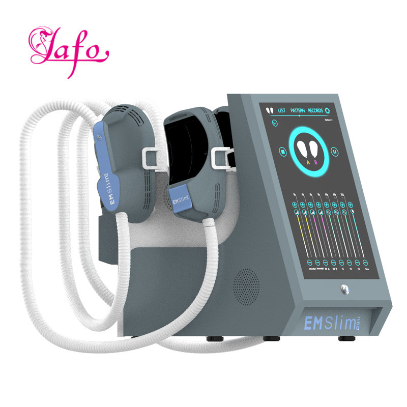 China Portable 4 Handles Radio Frequency Neo Emslim Em Ems Muscle Stimulator Electromagnetic Weight Loss Machine wholesale