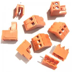 China Orange 5.08mm Pitch PCB Pluggable Screw Terminal Blocks Plug + Pin Header Socket wholesale