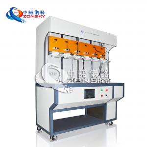 China Six Stations Robot Cable Torsion Tester / Robot Cable Twisting Testing Equipment / Cable Torsion Test Machine wholesale