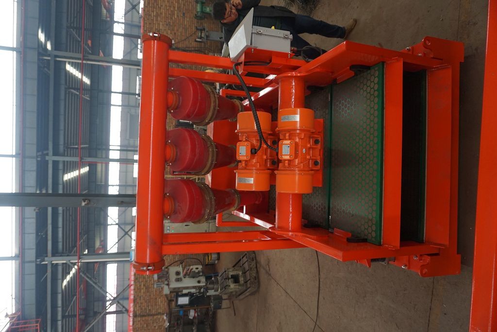 China Bentonite Hydrocyclone Oil Gas Mud Desander With Bottom Shaker wholesale