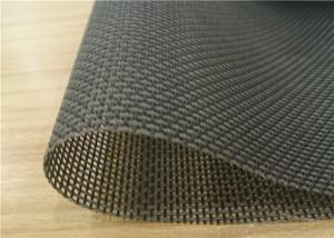 China Blue Width 2 Meter Plain PVC Mesh Fabric For Beach Lounge Chair Fade Resistant wholesale