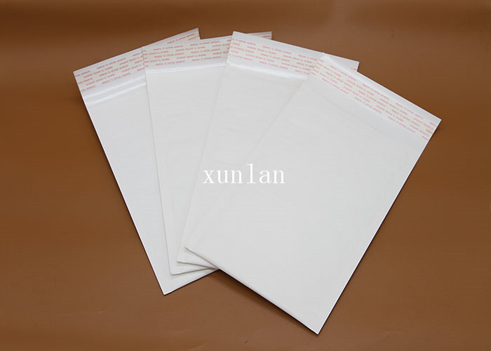 China White Kraft Paper Mailing Envelopes , Small Packaging Kraft Shipping Envelopes wholesale