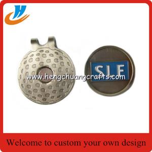 China Golf accessory ball marker hat clips personalized custom wholesale wholesale