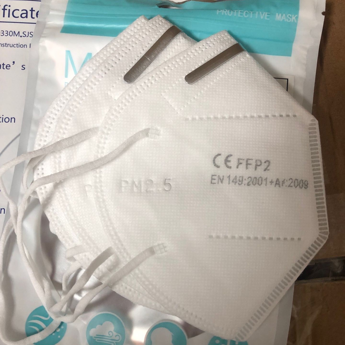 Buy cheap Ce Certificate Kn95 FFP2 FFP3 Disposable Face Mask Anti Virus medicial from wholesalers