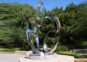 China Custom Size Stainless Steel Sculpture For City Decoration OEM / ODM Acceptable wholesale