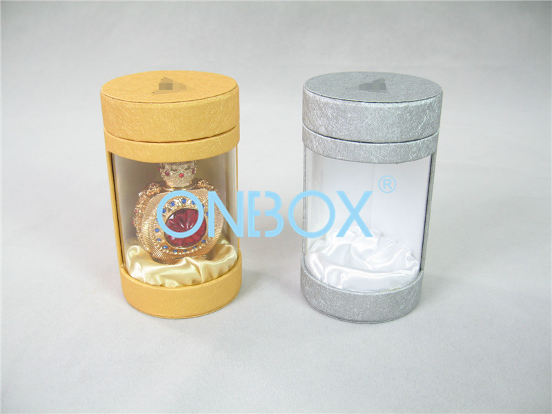 China Specialty Paper Perfume Packaging Box / Cylinder Perfume Gift Boxes wholesale