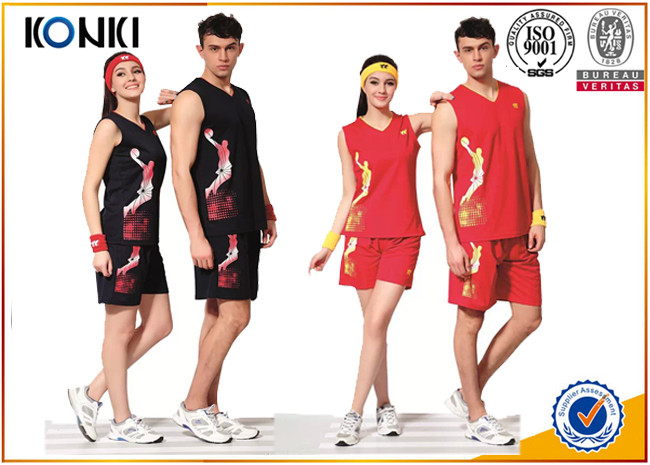 China Basketball Vest / Shorts Custom Sports Uniform Multi Color For Basketball Player wholesale