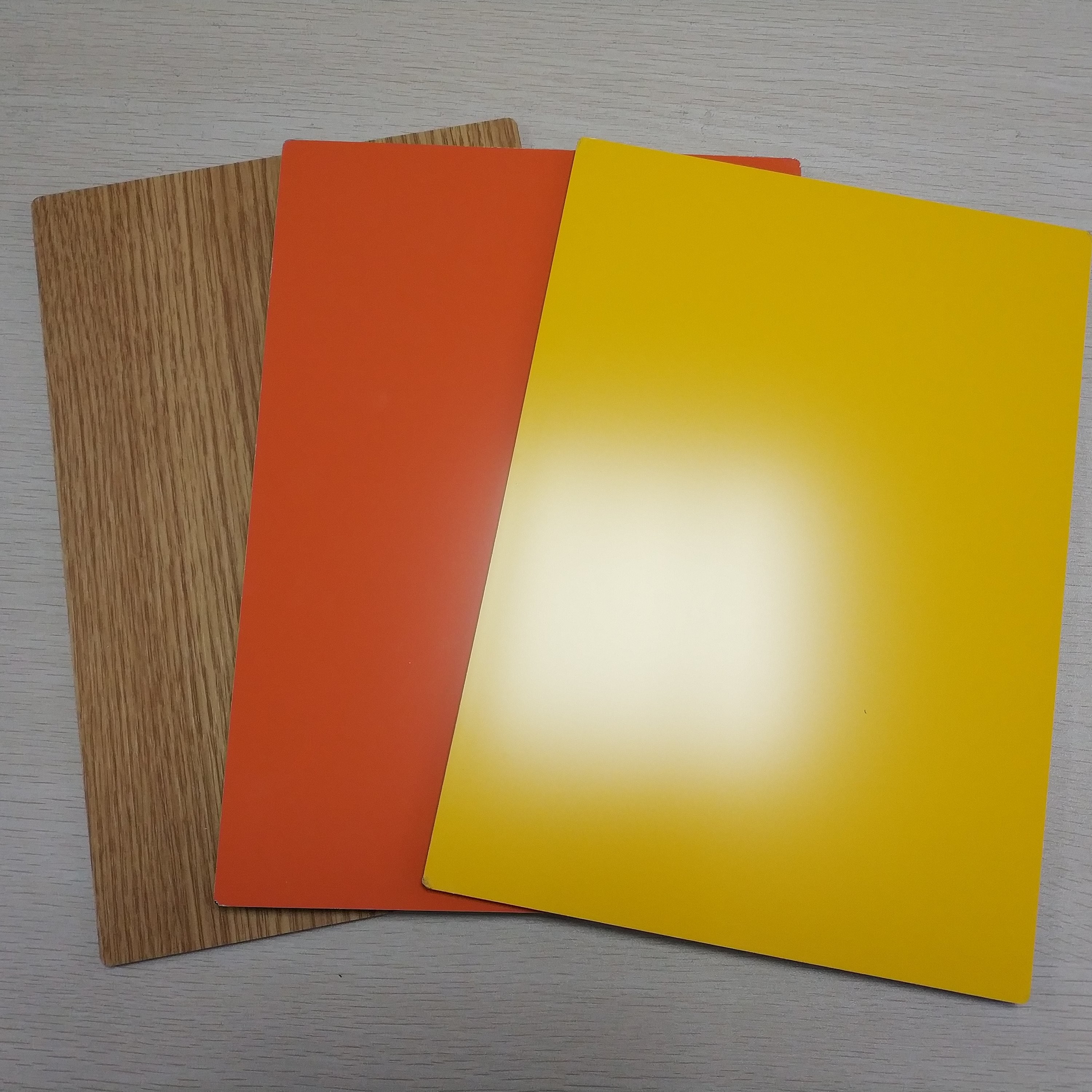 China 2mm 3mm 4mm 5mm Thick Solid Aluminum Composite Panel , Composite Metal Panel Gloss White wholesale