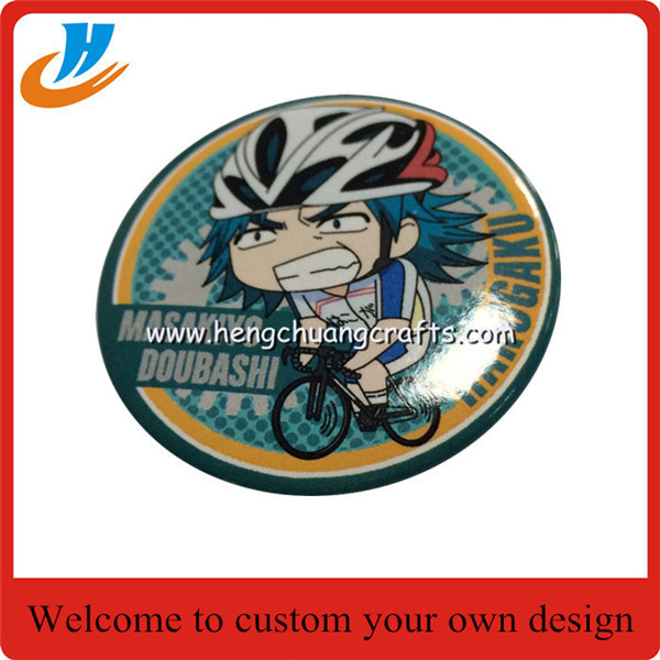 Factory wholesale custom pin button badge metal tin badge/Pin badge promotion gifts