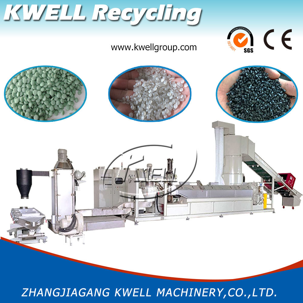 China PP, HDPE, LDPE, LLDPE, TPV, ABS, PS Granulator, Waste Plastic Film Bag Pelletizing Machine wholesale