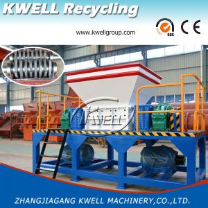 China Waste Plastic PE PP Film Shredding Machine, Hydraulic Pusher Shredder wholesale