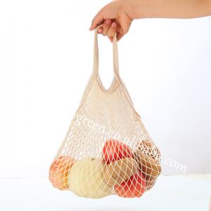 China Washable 100pcs Cotton Mesh Tote Biodegradable Reusable Produce Bags wholesale