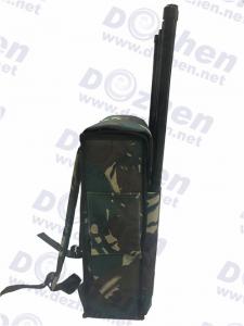 China Manpack Military 50M 80W Cell Phone Signal Jammer wholesale